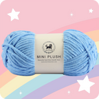 MINI Plush Chenille Yarn (100 gram) - Ultramarine Blue