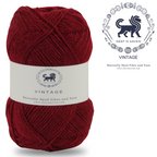 Acrowools Vintage, Hand Knitting and Crochet Yarn (100 gram) - Wine