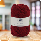 Acrowools Vintage, Hand Knitting and Crochet Yarn (100 gram) - Wine