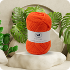 Acrowools Vintage, Hand Knitting and Crochet Yarn (100 gram) - Orange