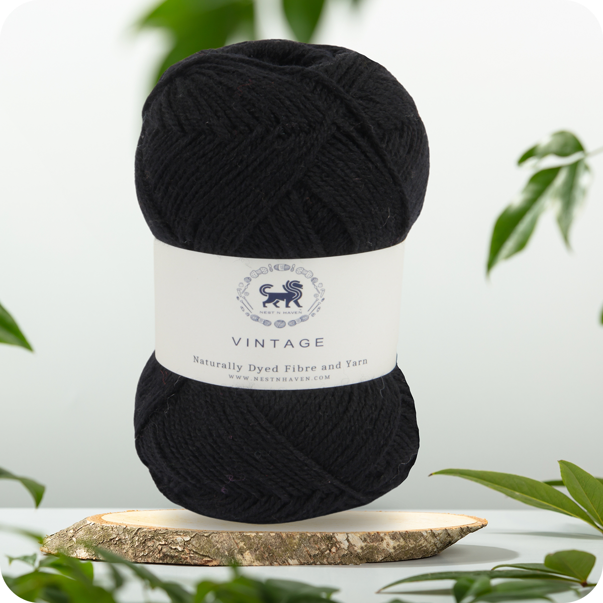 Acrowools Vintage, Hand Knitting and Crochet Yarn (100 gram) - Black