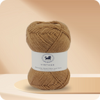 Acrowools Vintage, Hand Knitting and Crochet Yarn (100 gram) - Light Coffee