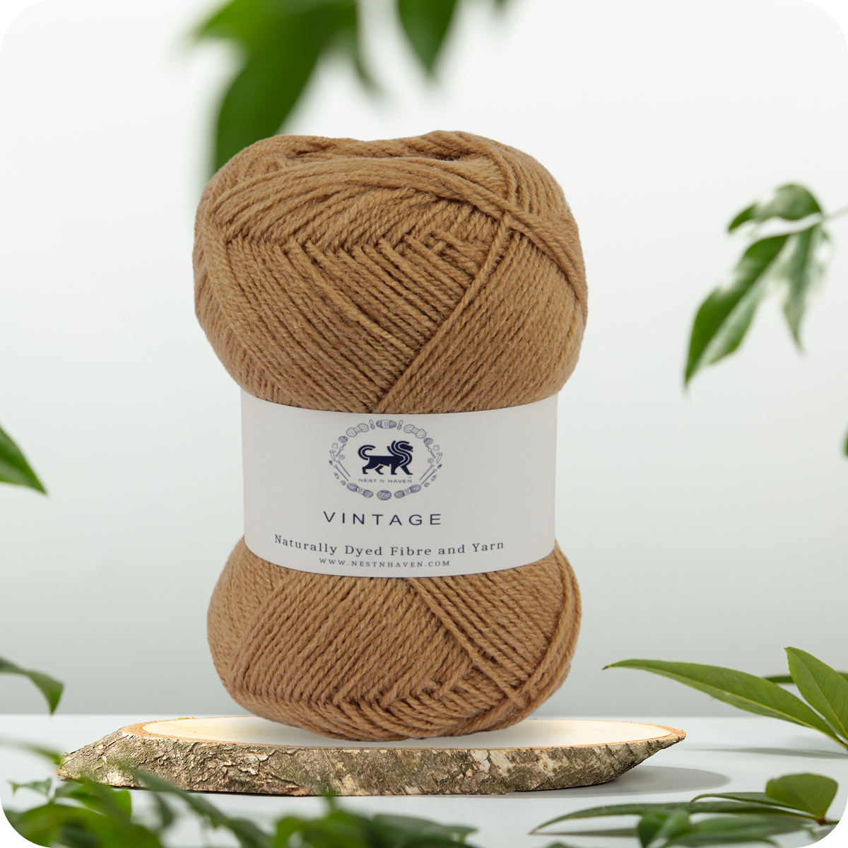 Acrowools Vintage, Hand Knitting and Crochet Yarn (100 gram) - Light Coffee