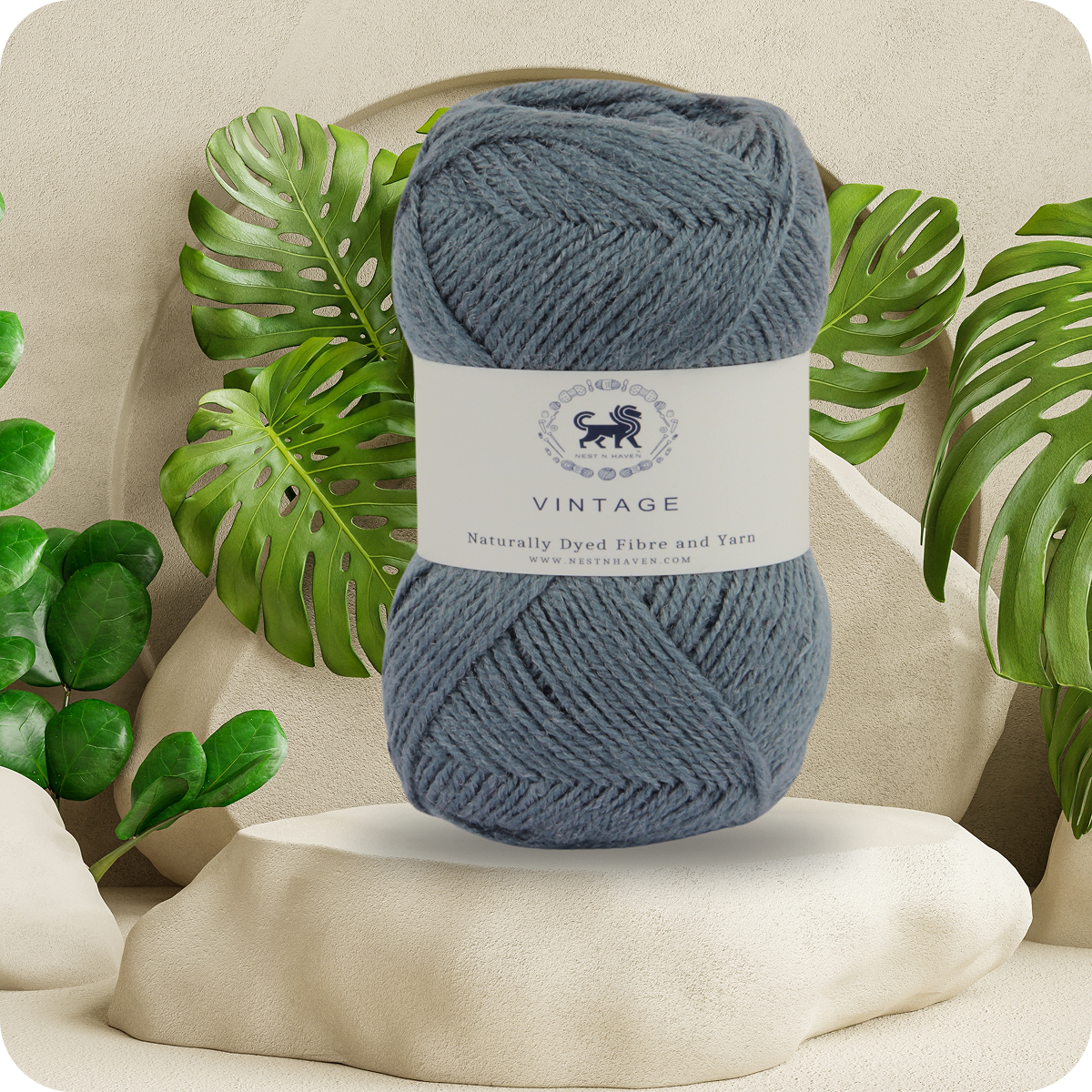 Acrowools Vintage, Hand Knitting and Crochet Yarn (100 gram) - Grey