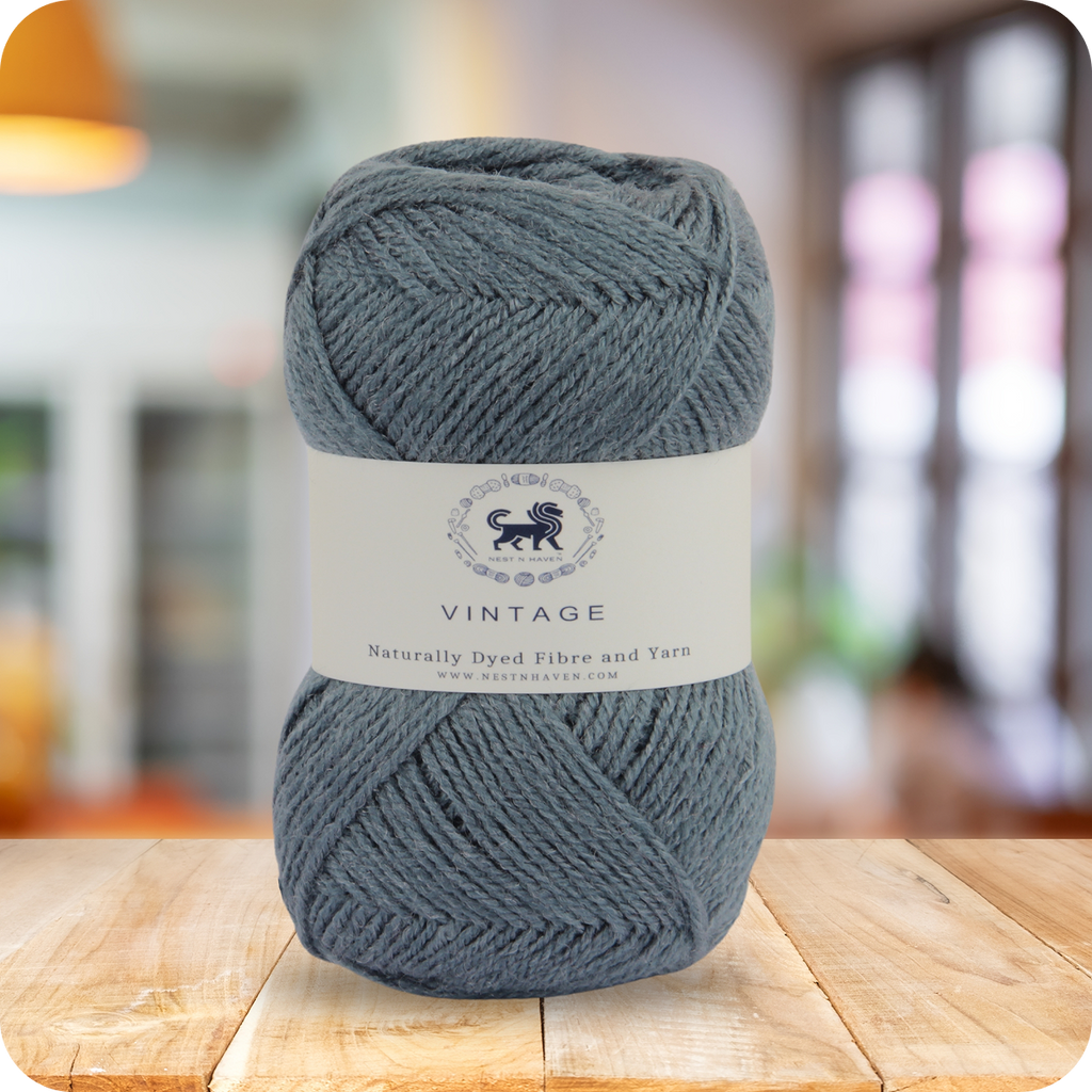 Acrowools Vintage, Hand Knitting and Crochet Yarn (100 gram) - Grey