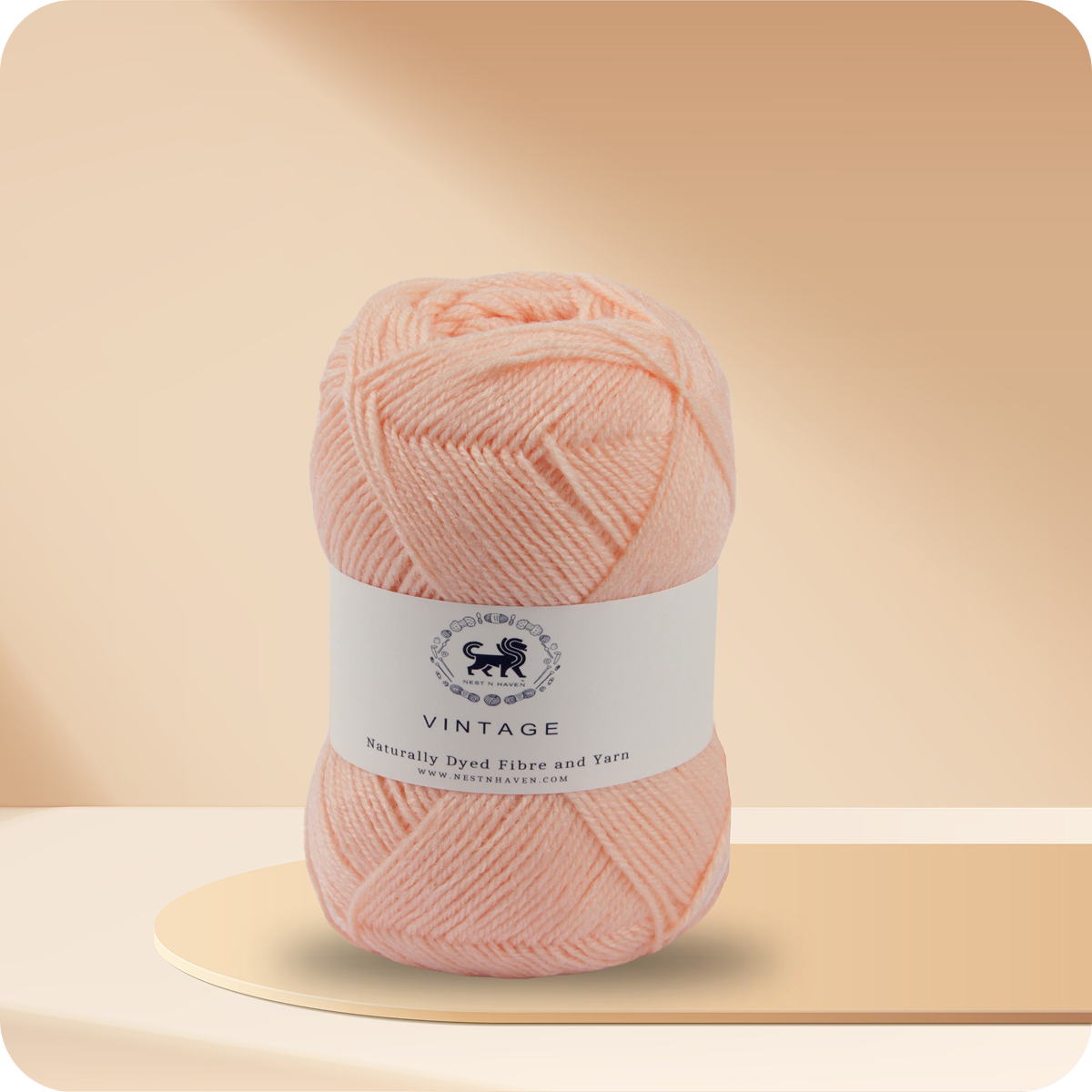 Acrowools Vintage, Hand Knitting and Crochet Yarn (100 gram) - Peach