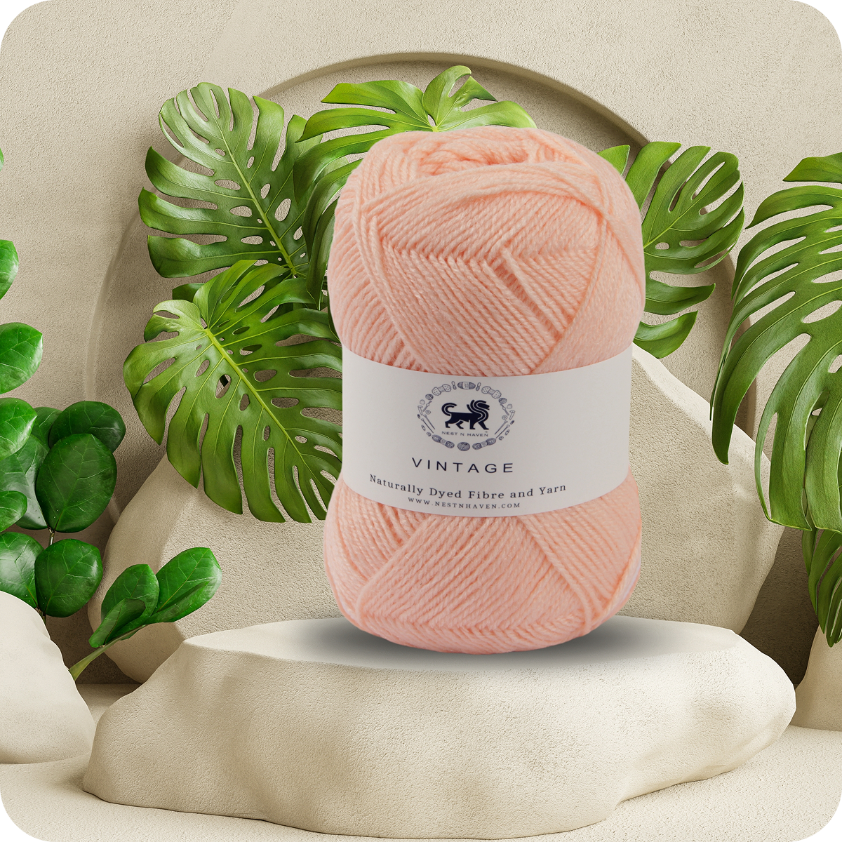 Acrowools Vintage, Hand Knitting and Crochet Yarn (100 gram) - Peach