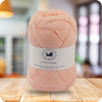 Acrowools Vintage, Hand Knitting and Crochet Yarn (100 gram) - Peach