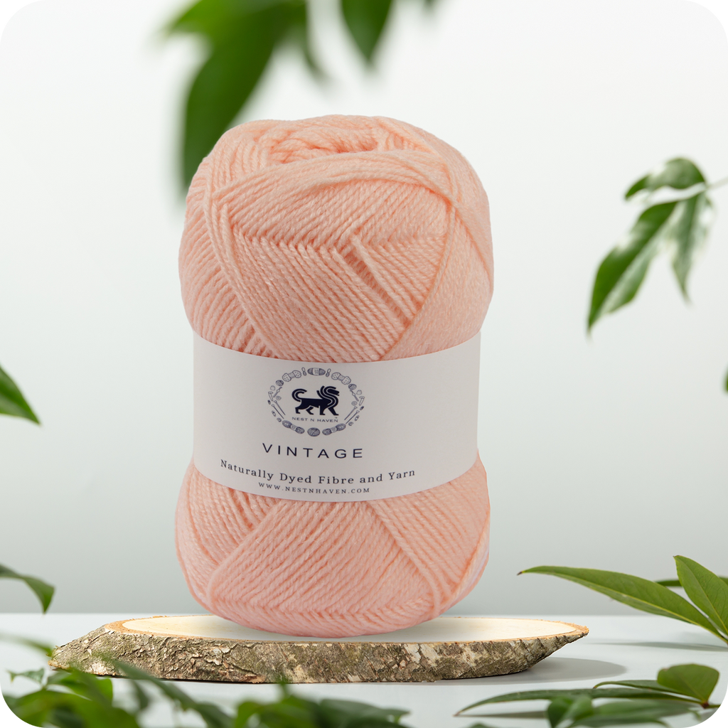 Acrowools Vintage, Hand Knitting and Crochet Yarn (100 gram) - Peach