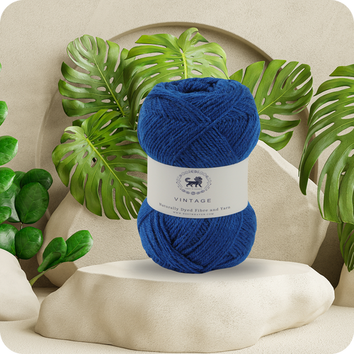 Acrowools Vintage, Hand Knitting and Crochet Yarn (100 gram) - Navy Blue