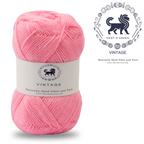 Acrowools Vintage, Hand Knitting and Crochet Yarn (100 gram) - Pink
