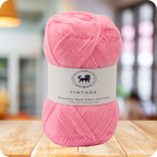 Acrowools Vintage, Hand Knitting and Crochet Yarn (100 gram) - Pink