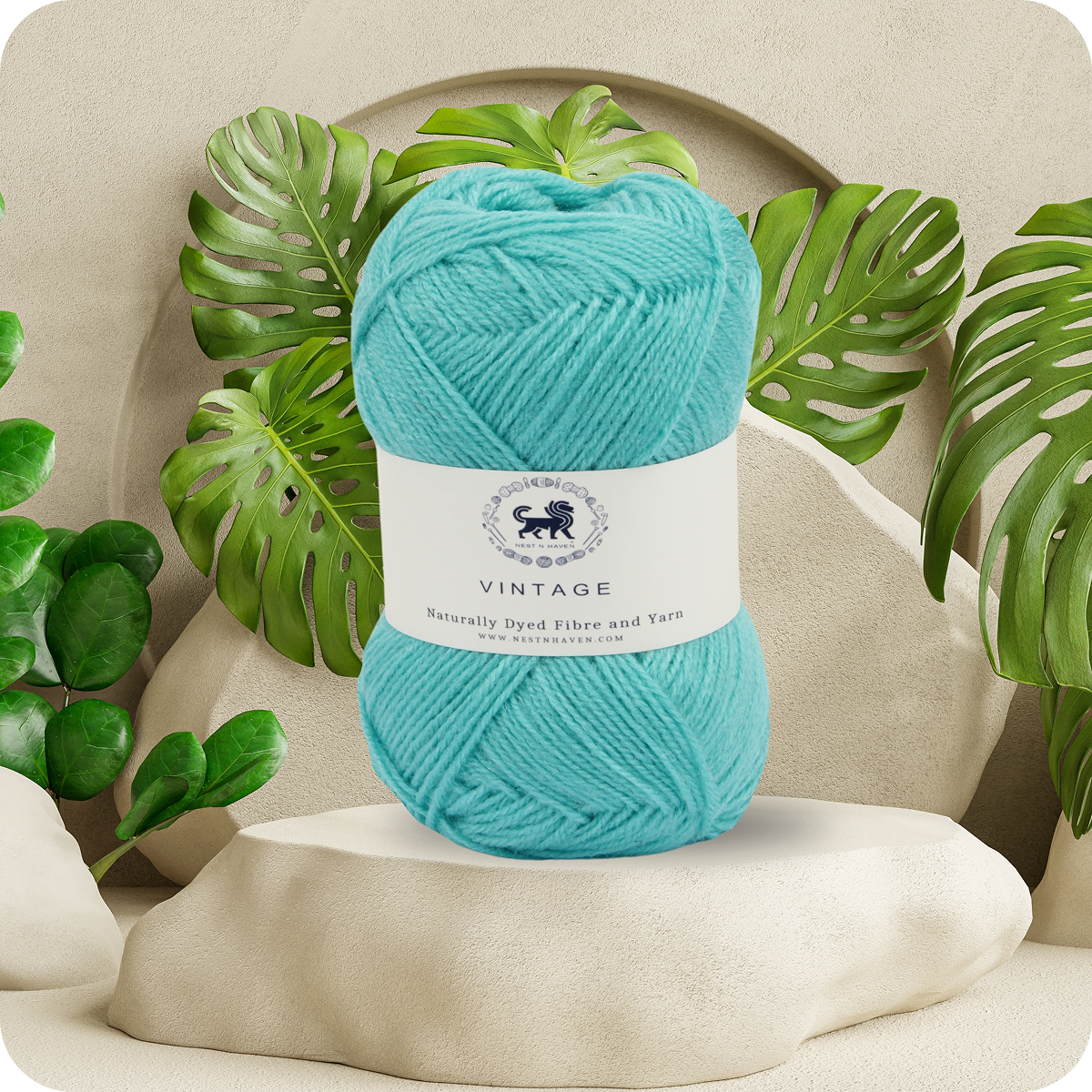 Acrowools Vintage, Hand Knitting and Crochet Yarn (100 gram) - Sky Blue