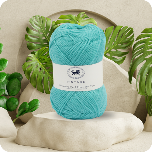 Acrowools Vintage, Hand Knitting and Crochet Yarn (100 gram) - Sky Blue