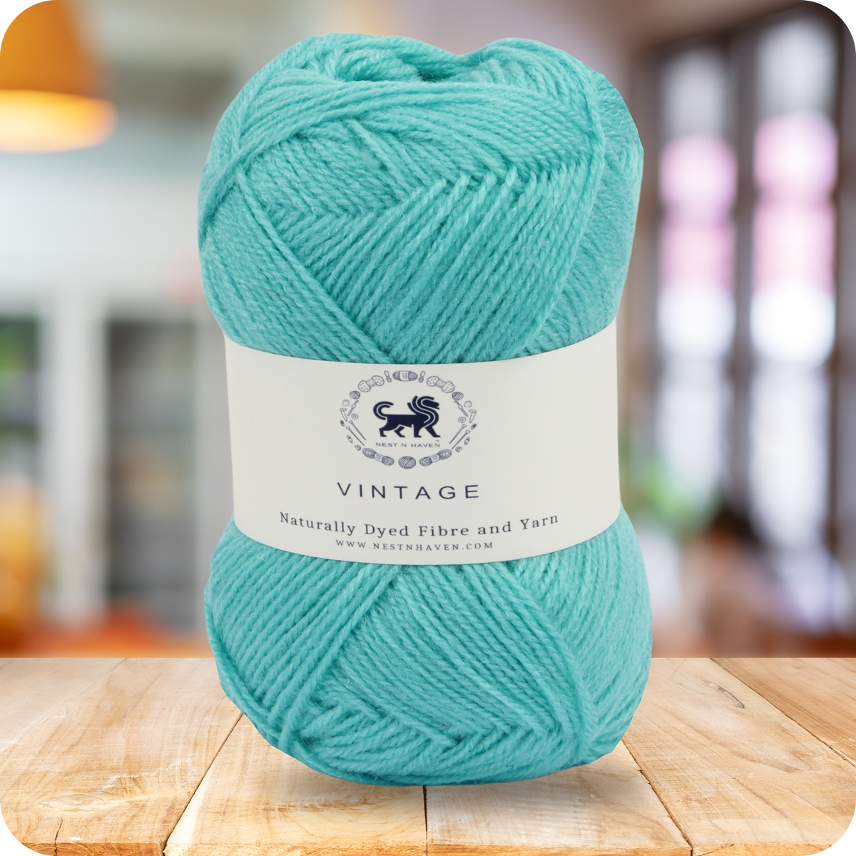 Acrowools Vintage, Hand Knitting and Crochet Yarn (100 gram) - Sky Blue