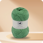 Acrowools Vintage, Hand Knitting and Crochet Yarn (100 gram) - Green