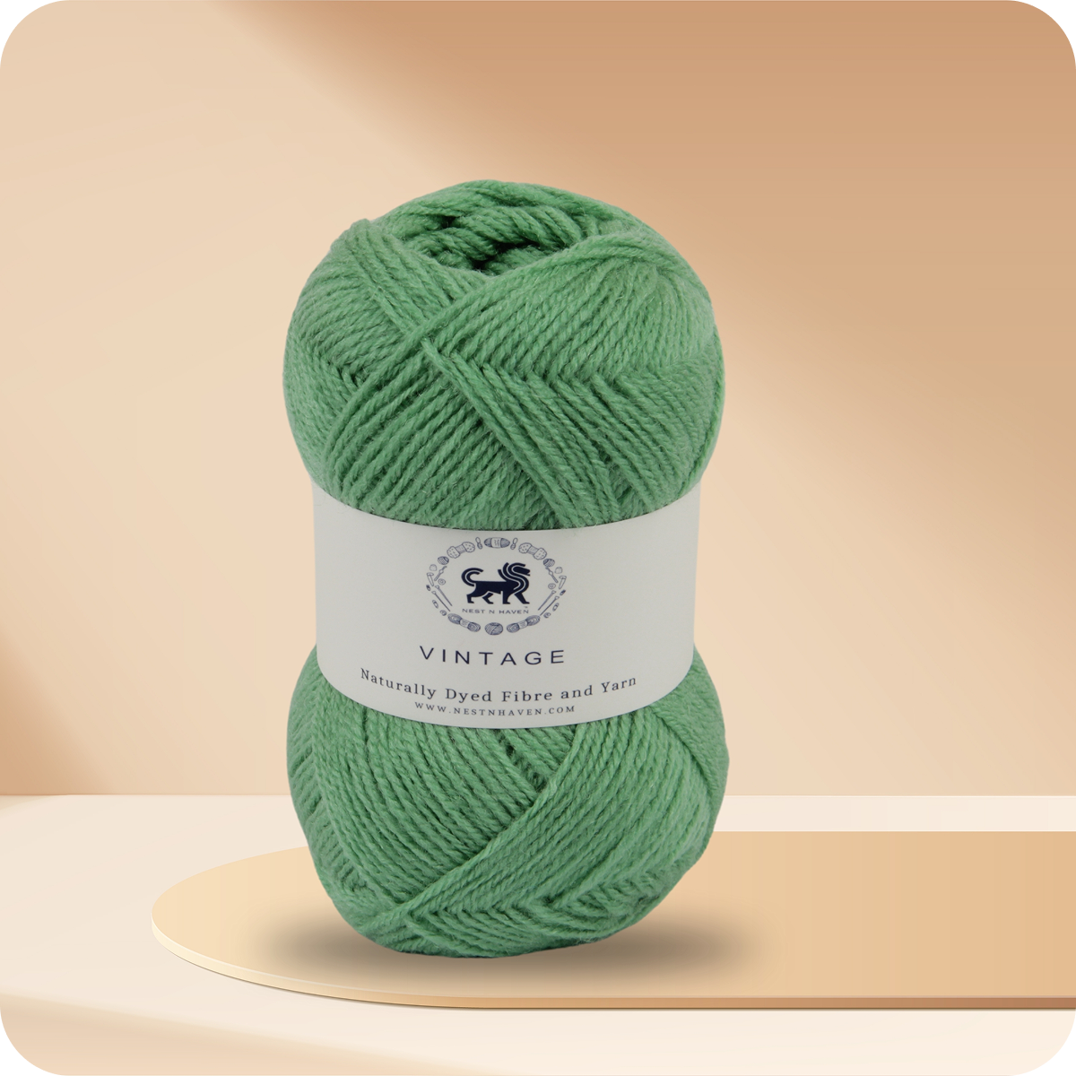 Acrowools Vintage, Hand Knitting and Crochet Yarn (100 gram) - Green