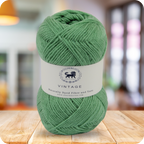Acrowools Vintage, Hand Knitting and Crochet Yarn (100 gram) - Green