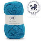 Acrowools Vintage, Hand Knitting and Crochet Yarn (100 gram) - Blue