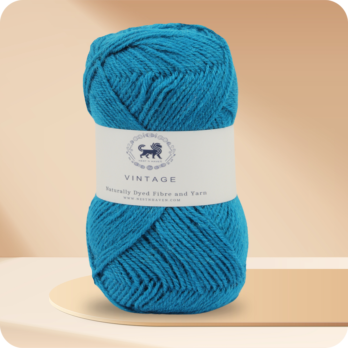 Acrowools Vintage, Hand Knitting and Crochet Yarn (100 gram) - Blue