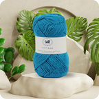 Acrowools Vintage, Hand Knitting and Crochet Yarn (100 gram) - Blue