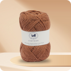 Acrowools Vintage, Hand Knitting and Crochet Yarn (100 gram) - Light Brown