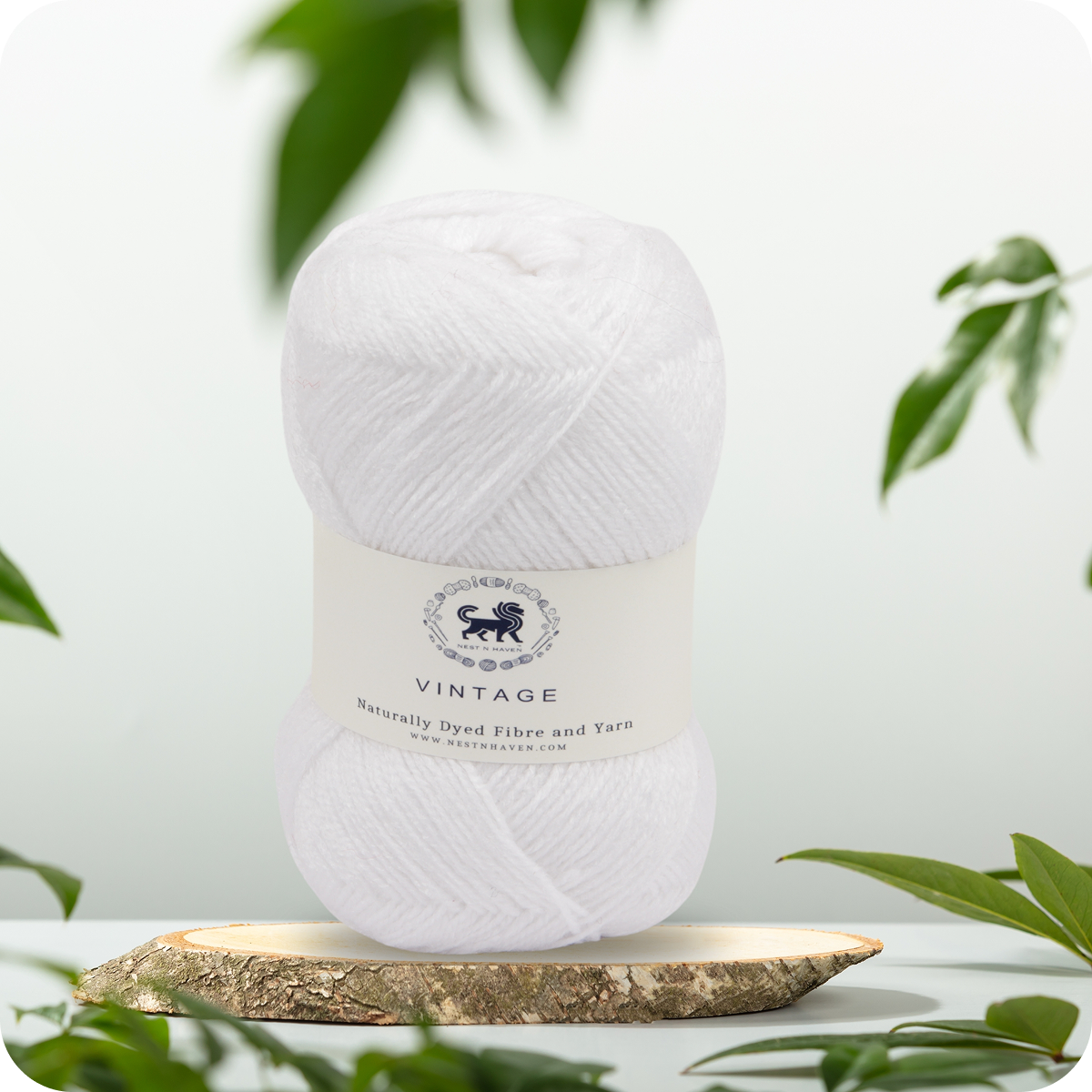 Acrowools Vintage, Hand Knitting and Crochet Yarn (100 gram) - White