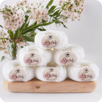 Baby  Yarn  pack of 6 (25gms x 6) 150 gram -  White