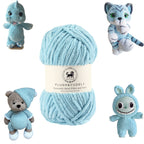 Plush and Cuddly Yarn (100 gram) - Aqua Blue
