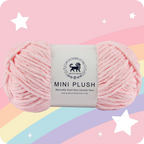 MINI Plush Chenille Yarn (100 gram) - Baby Pink
