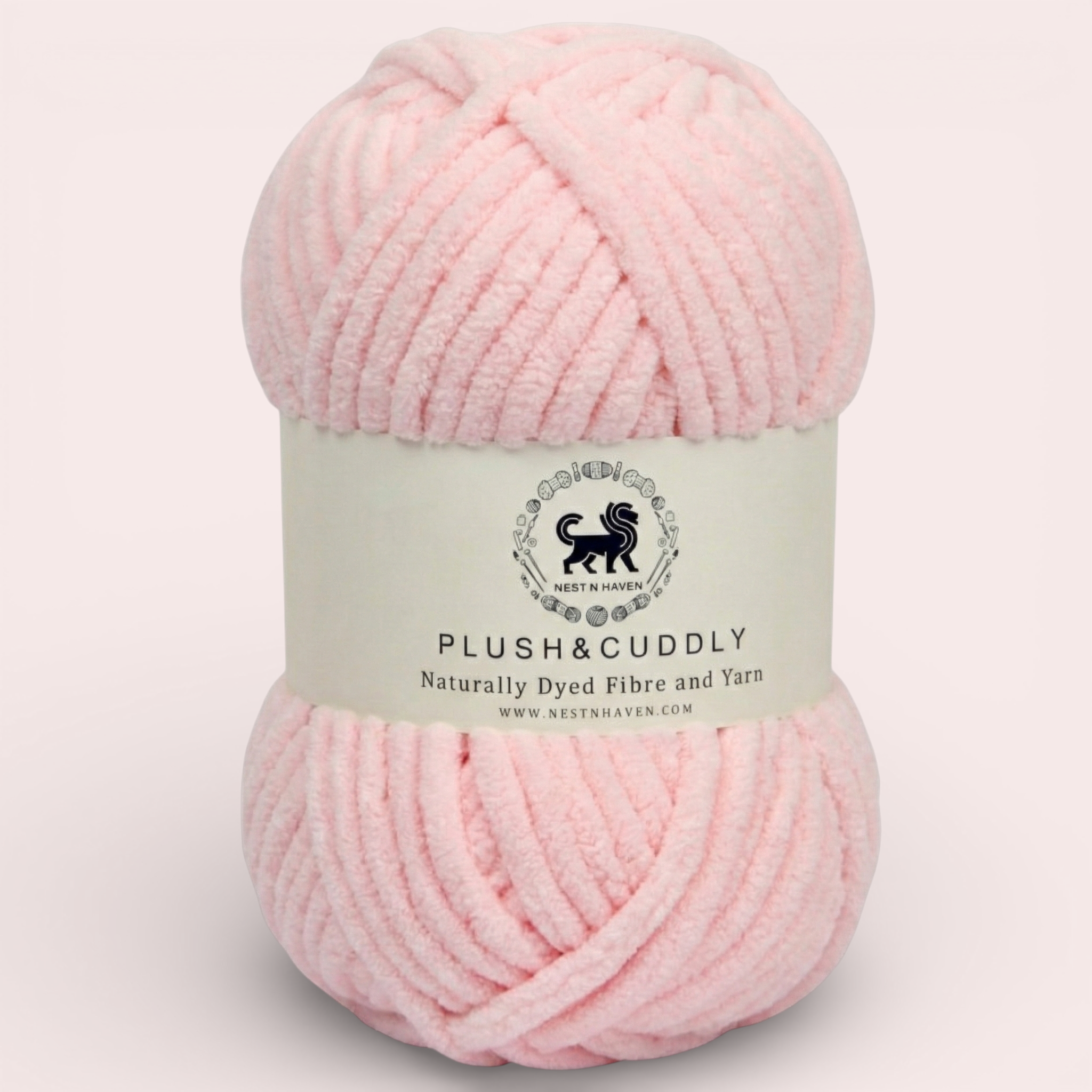 Plush and Cuddly Yarn (100 gram) - Baby Pink
