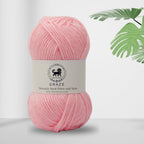 Graze Hand Knitting and Crochet Bulky Yarn (100 gram) - Baby Pink