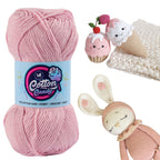 Cotton Candy Cotton Yarn (100 gram) - Baby Pink