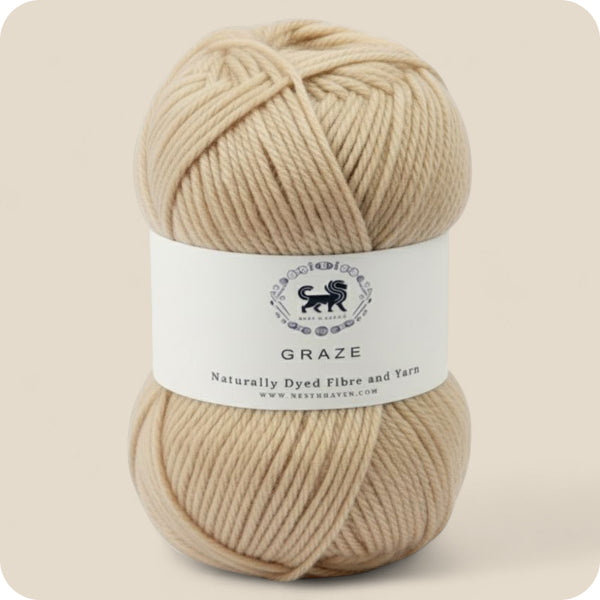 Graze Hand Knitting and Crochet Bulky Yarn (100 gram) - Beige