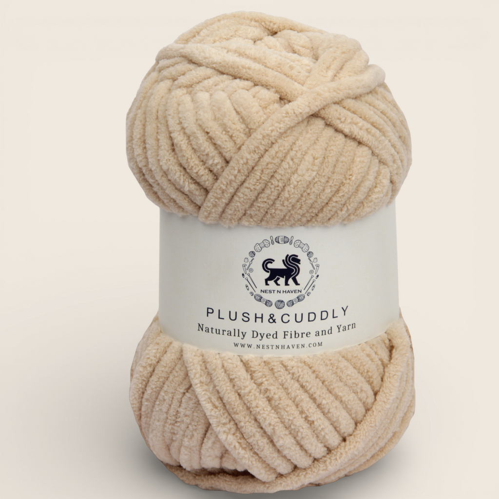 Plush and Cuddly Yarn (100 gram) - Beige