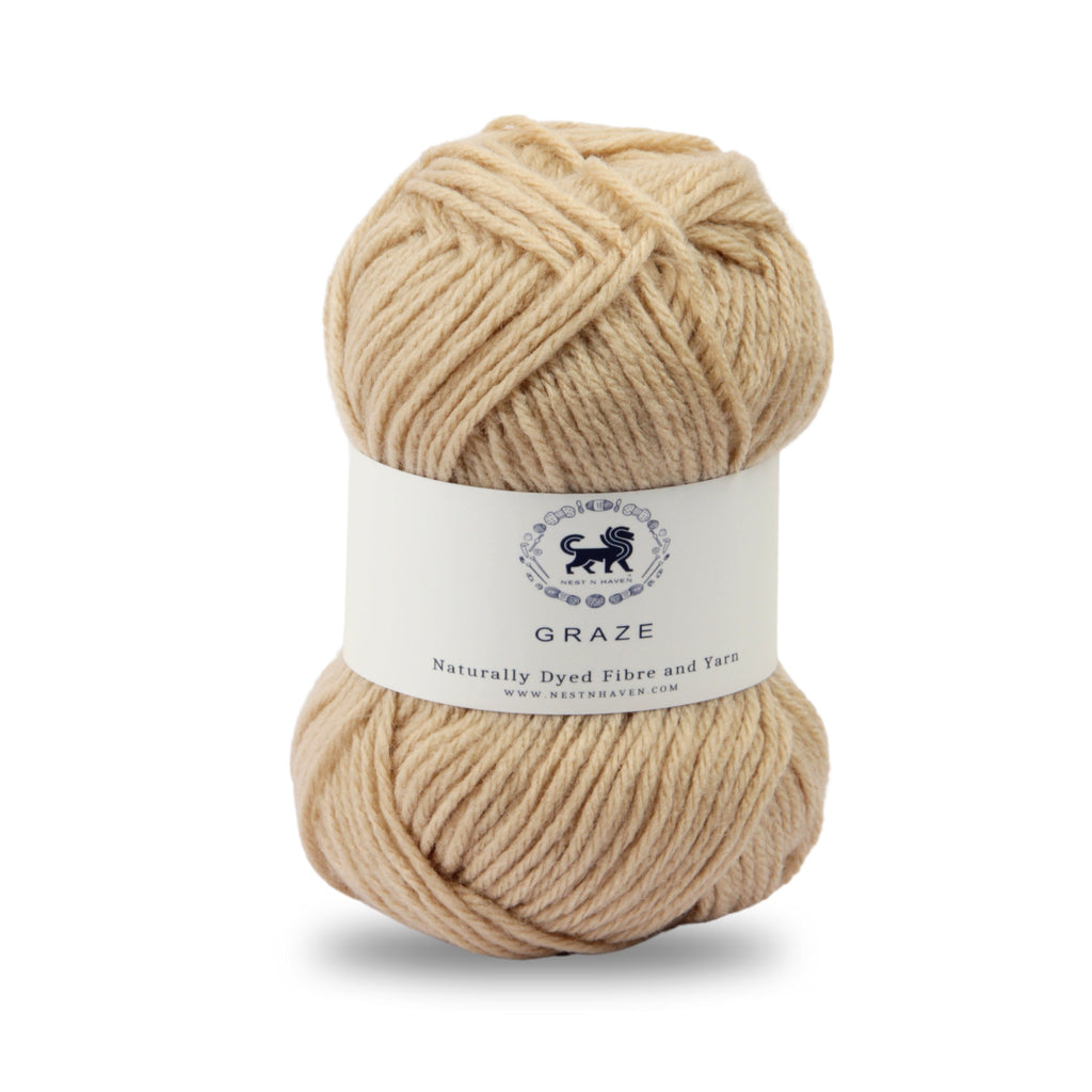 Graze Hand Knitting and Crochet Bulky Yarn (100 gram) - Beige