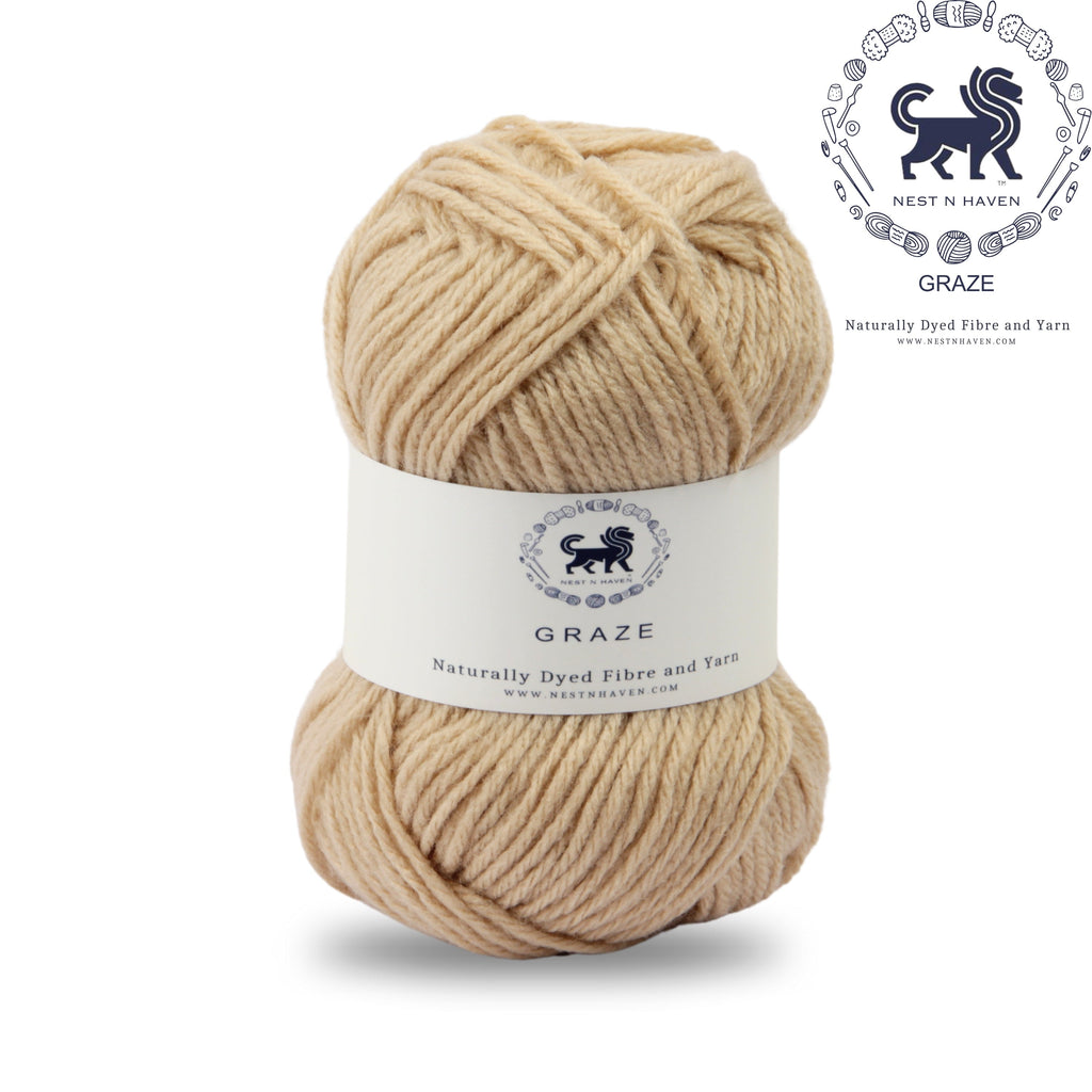 Graze Hand Knitting and Crochet Bulky Yarn (100 gram) - Beige