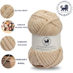 Plush and Cuddly Yarn (100 gram) - Beige
