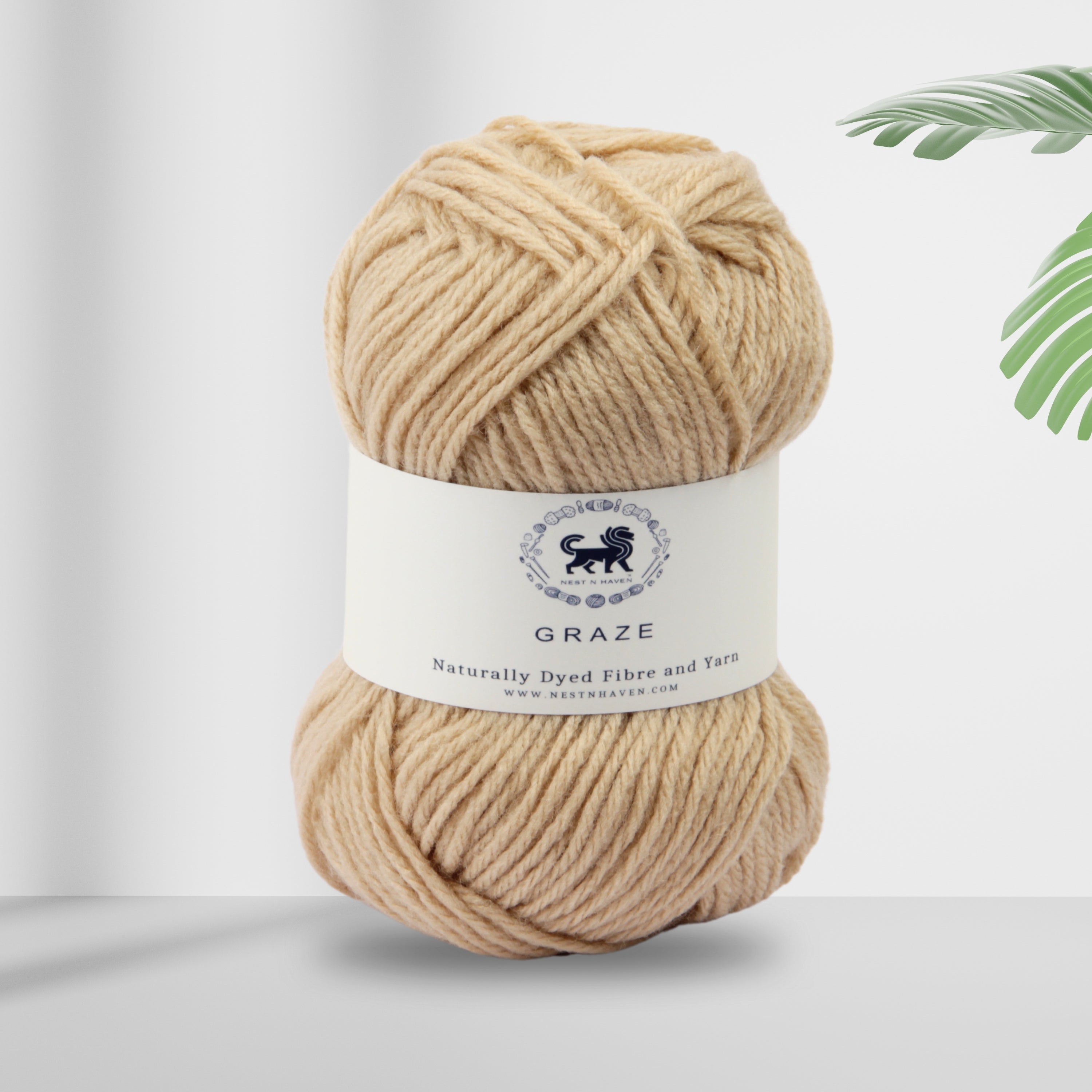 Graze Hand Knitting and Crochet Bulky Yarn (100 gram) - Beige