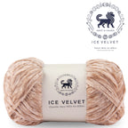 Ice Velvet Yarn, Chenille Supersoft Hand Knitting yarn Ball: (100 Gram) Beige