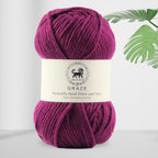 Graze Hand Knitting and Crochet Bulky Yarn (100 gram) - Berry Purple