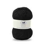 Graze Hand Knitting and Crochet Bulky Yarn (100 gram) - Black