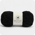MINI Plush Chenille Yarn (100 gram) - Black