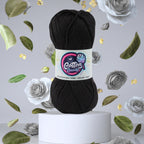 Cotton Candy Cotton Yarn (100 gram) - Black