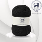 Graze Hand Knitting and Crochet Bulky Yarn (100 gram) - Black