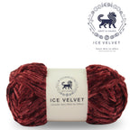 Ice Velvet Yarn, Chenille Supersoft Hand Knitting yarn Ball: (100 Gram) Brown