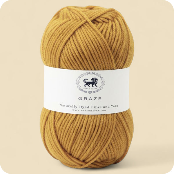 Graze Hand Knitting and Crochet Bulky Yarn (100 gram) - Camel