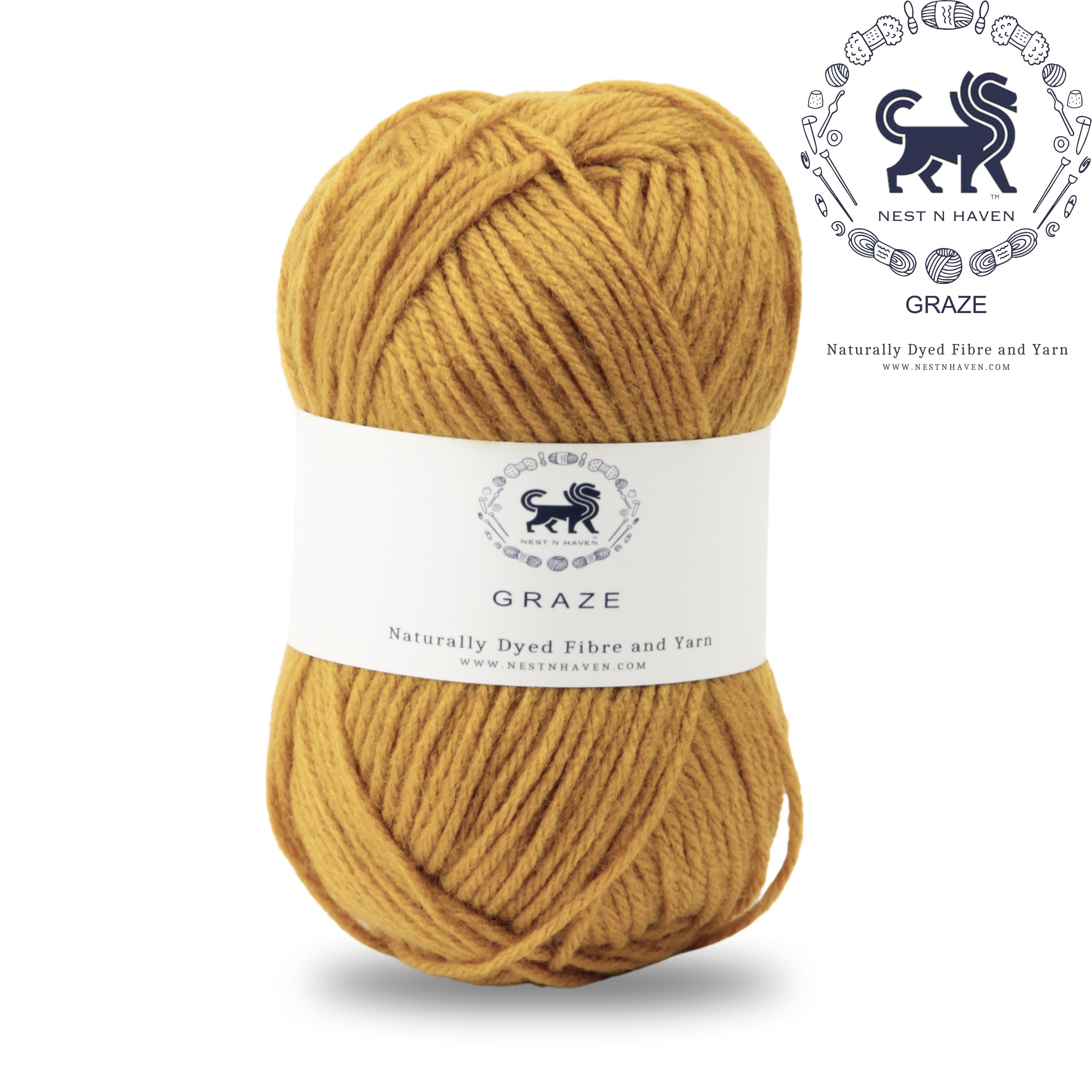 Graze Hand Knitting and Crochet Bulky Yarn (100 gram) - Camel