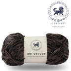 Ice Velvet Yarn, Chenille Supersoft Hand Knitting yarn Ball: (100 Gram) Charcoal