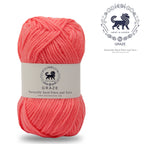 Graze Hand Knitting and Crochet Bulky Yarn (100 gram) - Coral